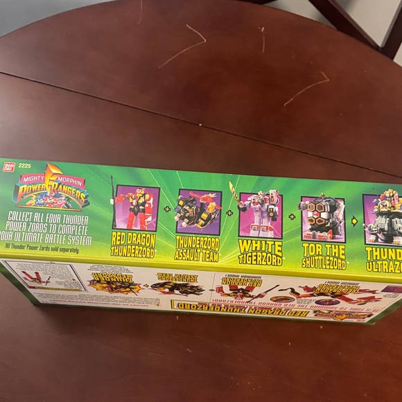 Vintage 1994 Mighty Morphin Power Rangers Red Dragon Thunderzord (orig. pkg). - Picture 6 of 16